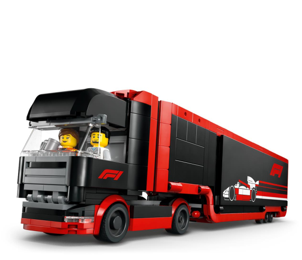 LEGO Ciy 60445 Ciężarówka z bolidami RB20 i AMR24 F1 - 1298087 - zdjęcie 11